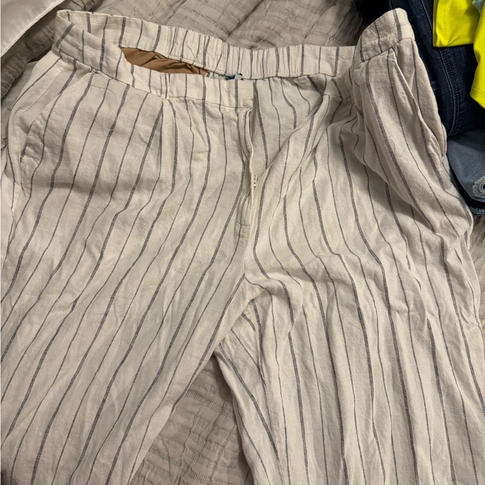 Old navy tailored striped pants